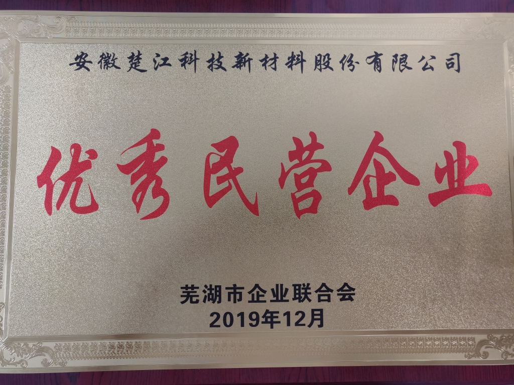 蕪湖市優(yōu)秀民營(yíng)企業(yè)